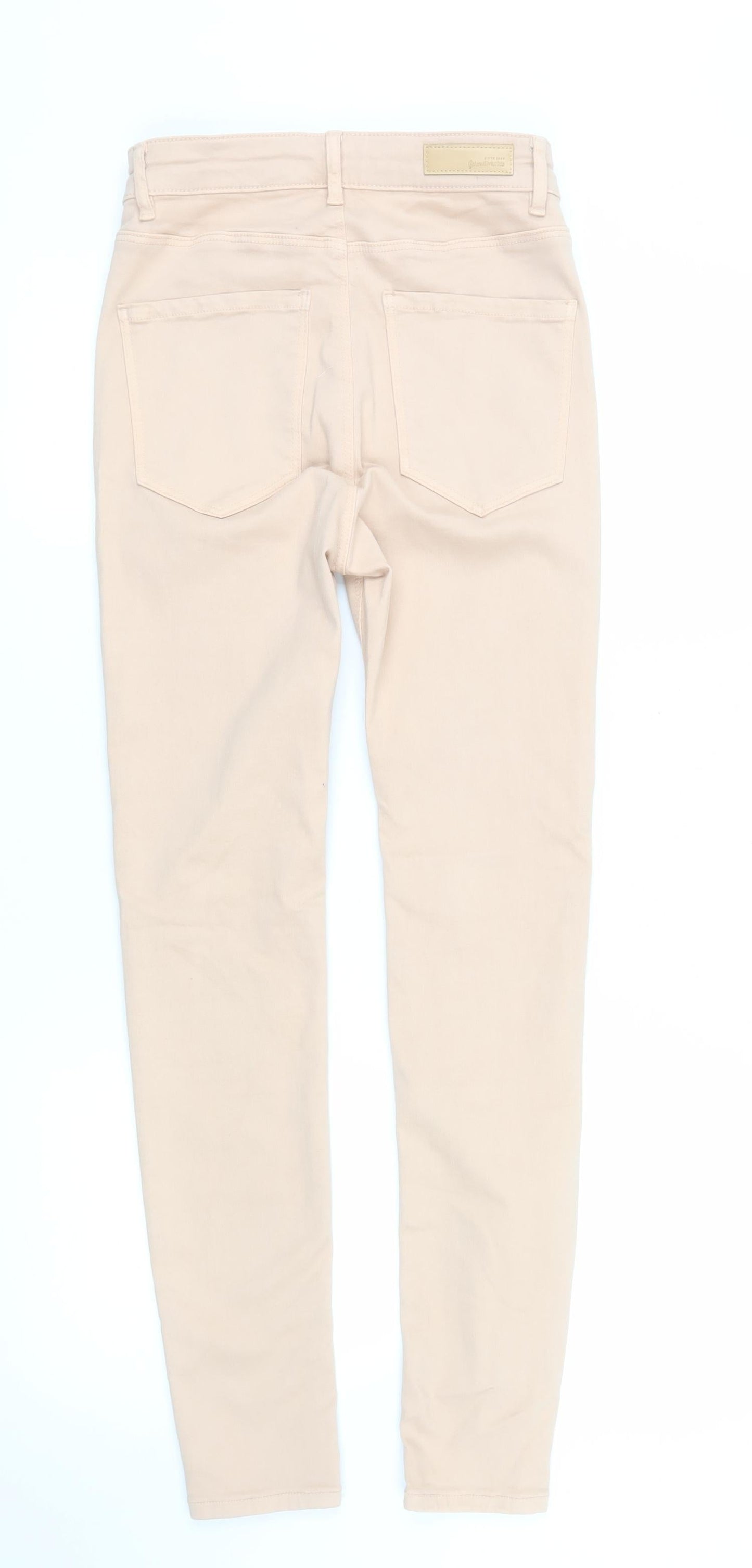 Stradivarius Women’s Beige High Waist Skinny Jeans Size 10