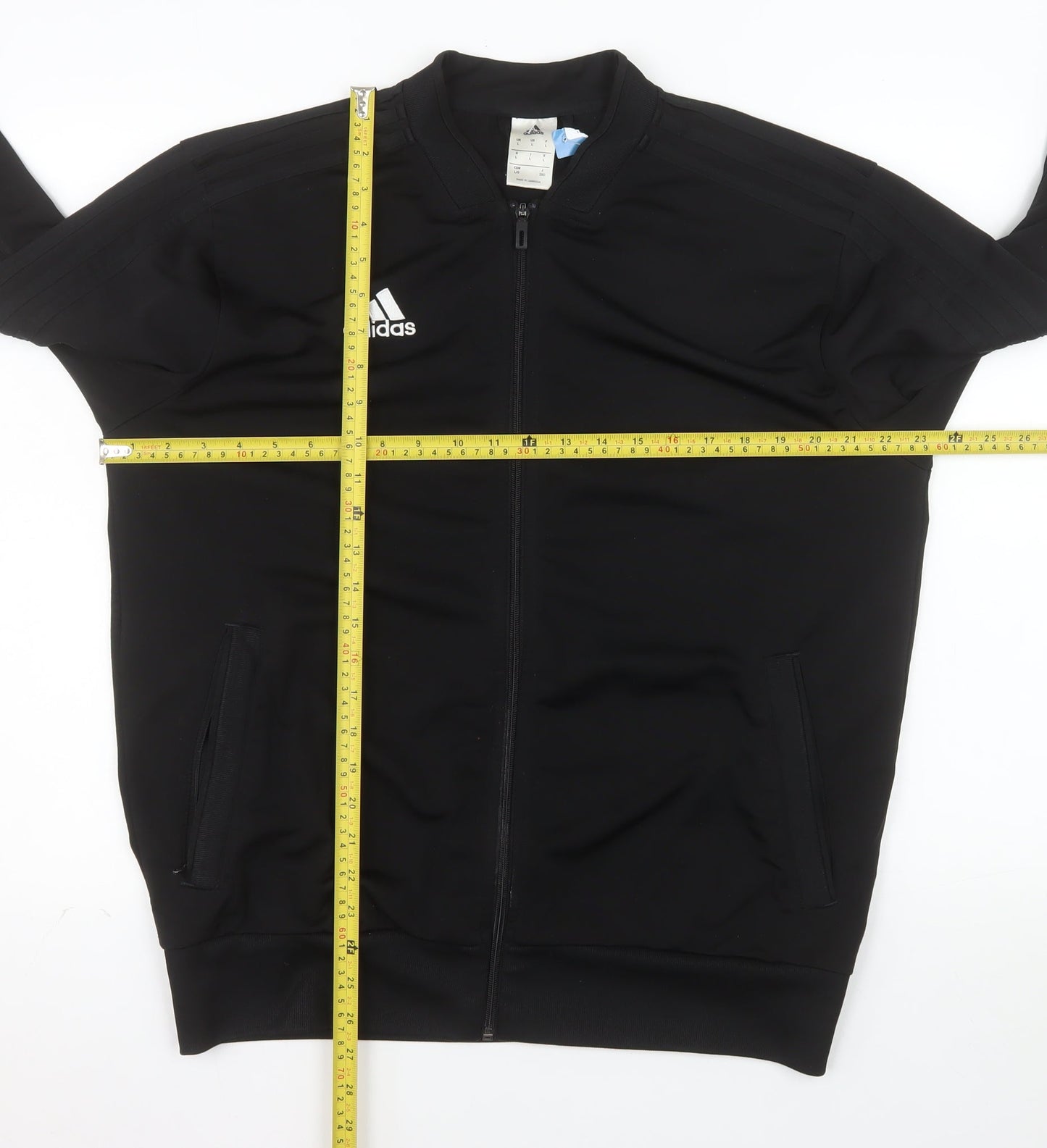 Adidas Women's Black Full Zip Bomber Jacket Size L Sportswear