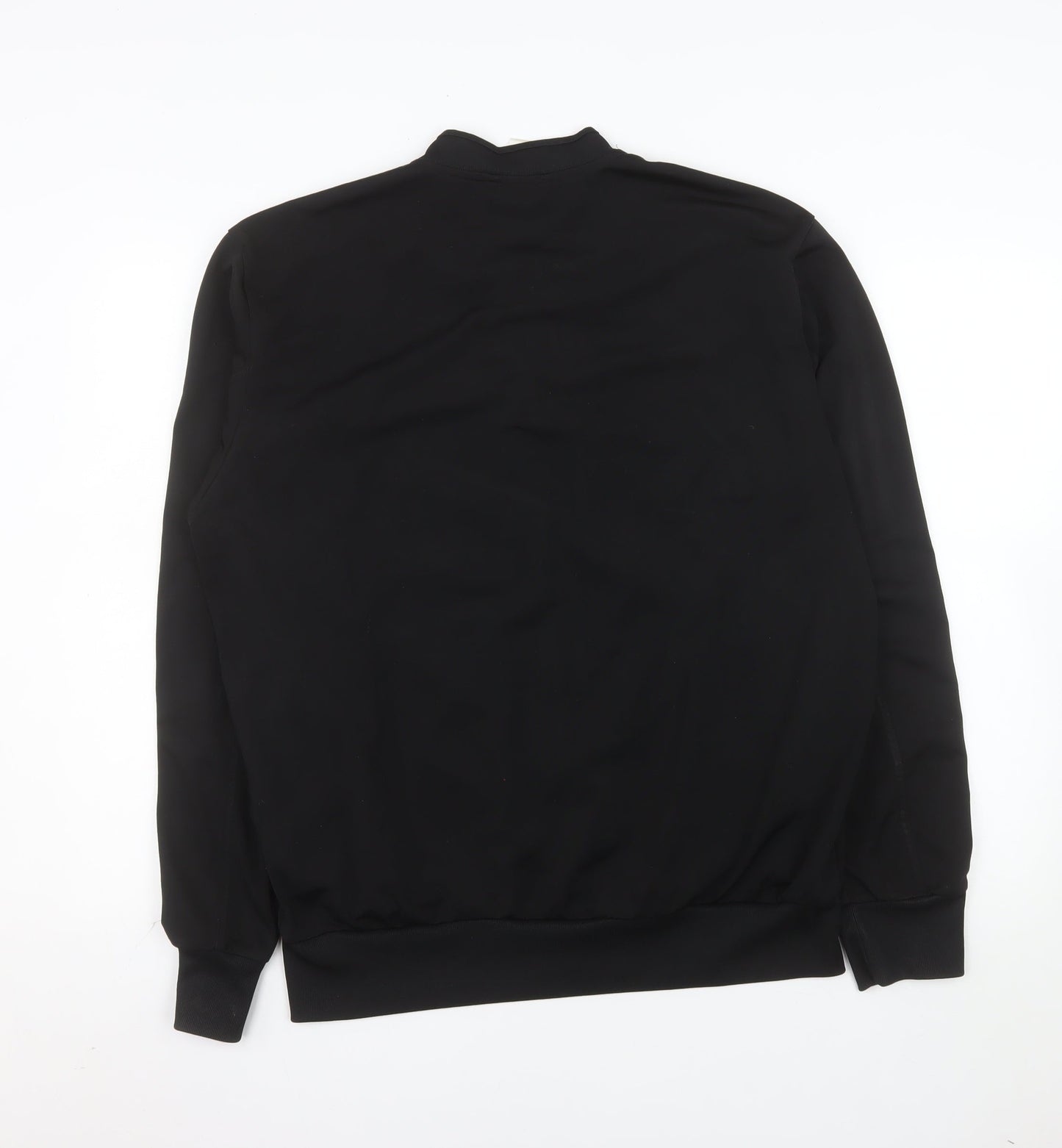 Adidas Women's Black Full Zip Bomber Jacket Size L Sportswear