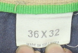Gap Men's Blue 36x32 Chino Trousers Straight Regular Fit