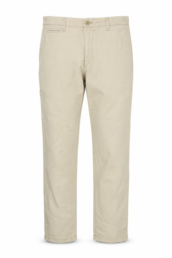 Gap Men Beige Chino Skinny Cotton Trousers Size 36x32