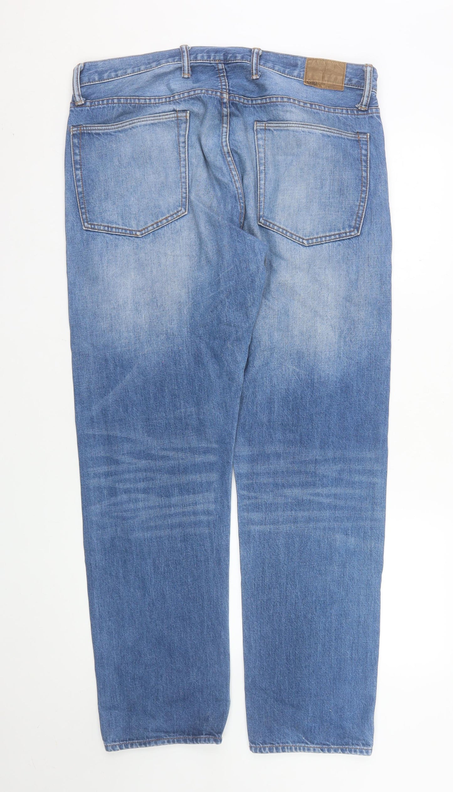 Gap 1969 Men's Blue Standard Tapered Denim Jeans Size 36X32