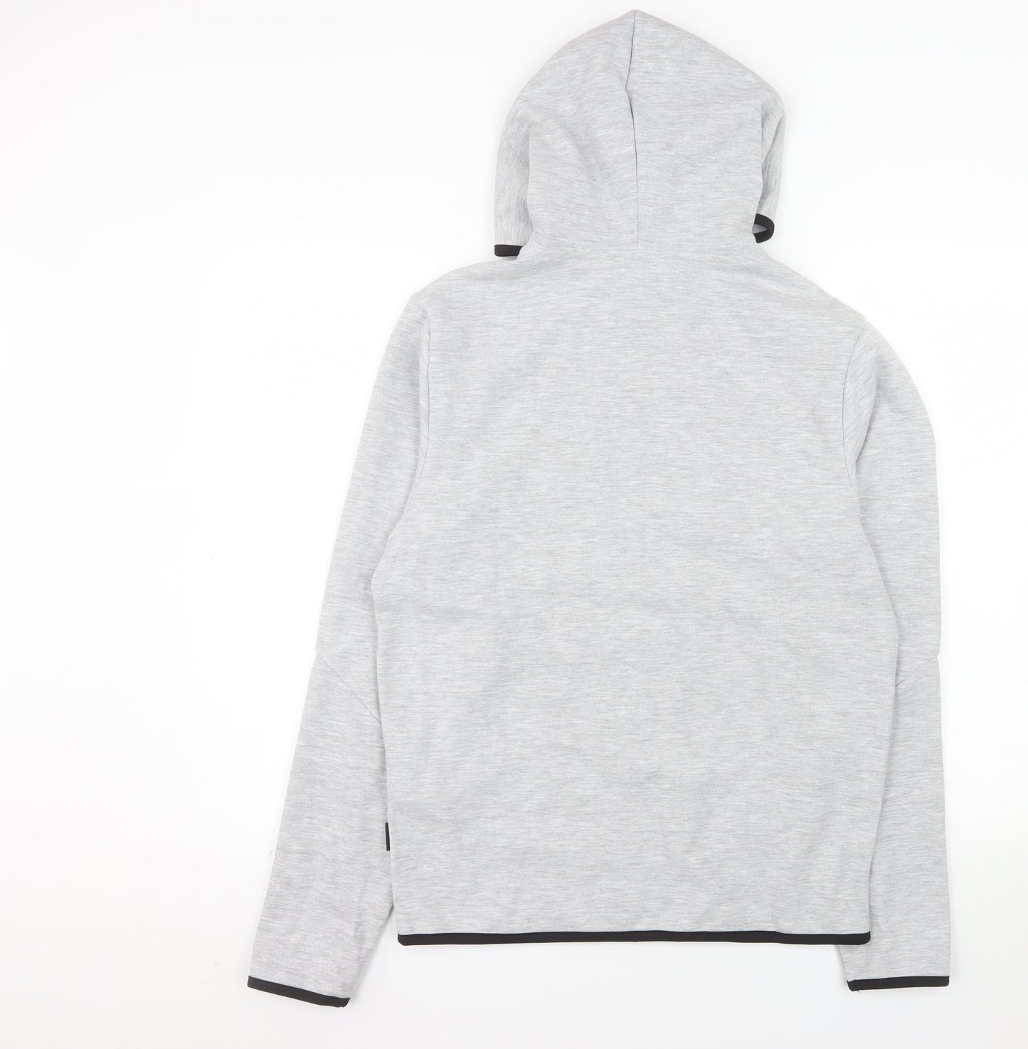 Jack & Jones Men's Grey Hooded Full Zip Jacket Size S