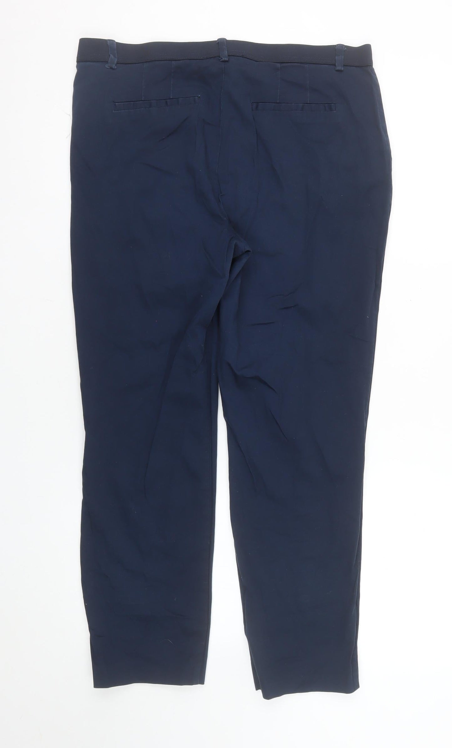Dunnes Stores Women's Blue Chino Trousers Size 14