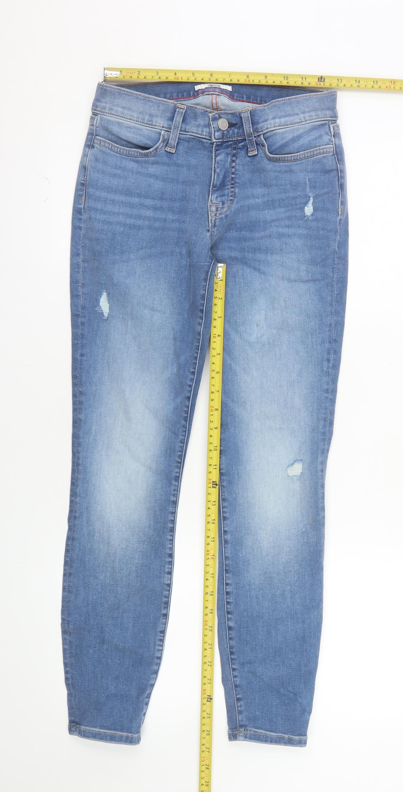 Tommy Hilfiger Women Blue Jegging Jeans Size 4 Slim Stretch Denim