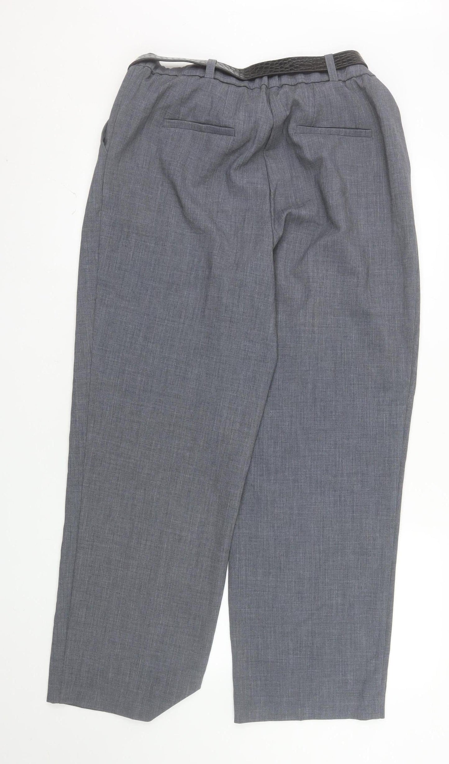 Gallery Women’s Grey Size 14 Pleated Dress Pants Trousers