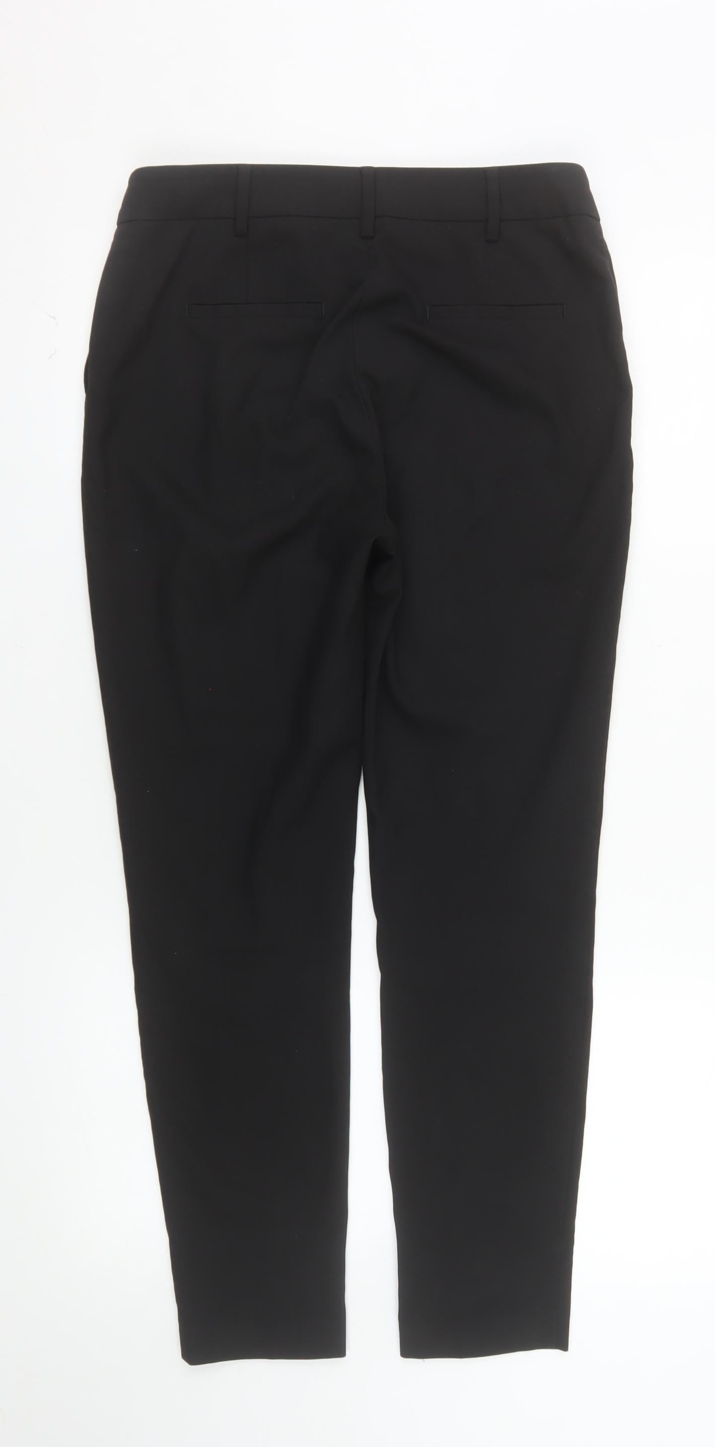 Next Women’s Black Slim Fit Tapered Tailored Trousers Size 8