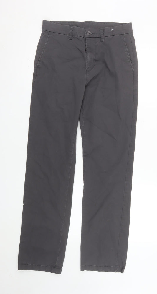 Dunnes Stores Men's Grey Chino Trousers 30W 32L Slim Fit