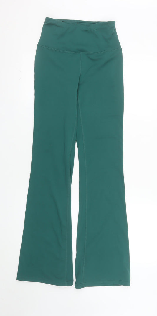 Dunnes Stores Women’s Green Flared Activewear Trousers XS
