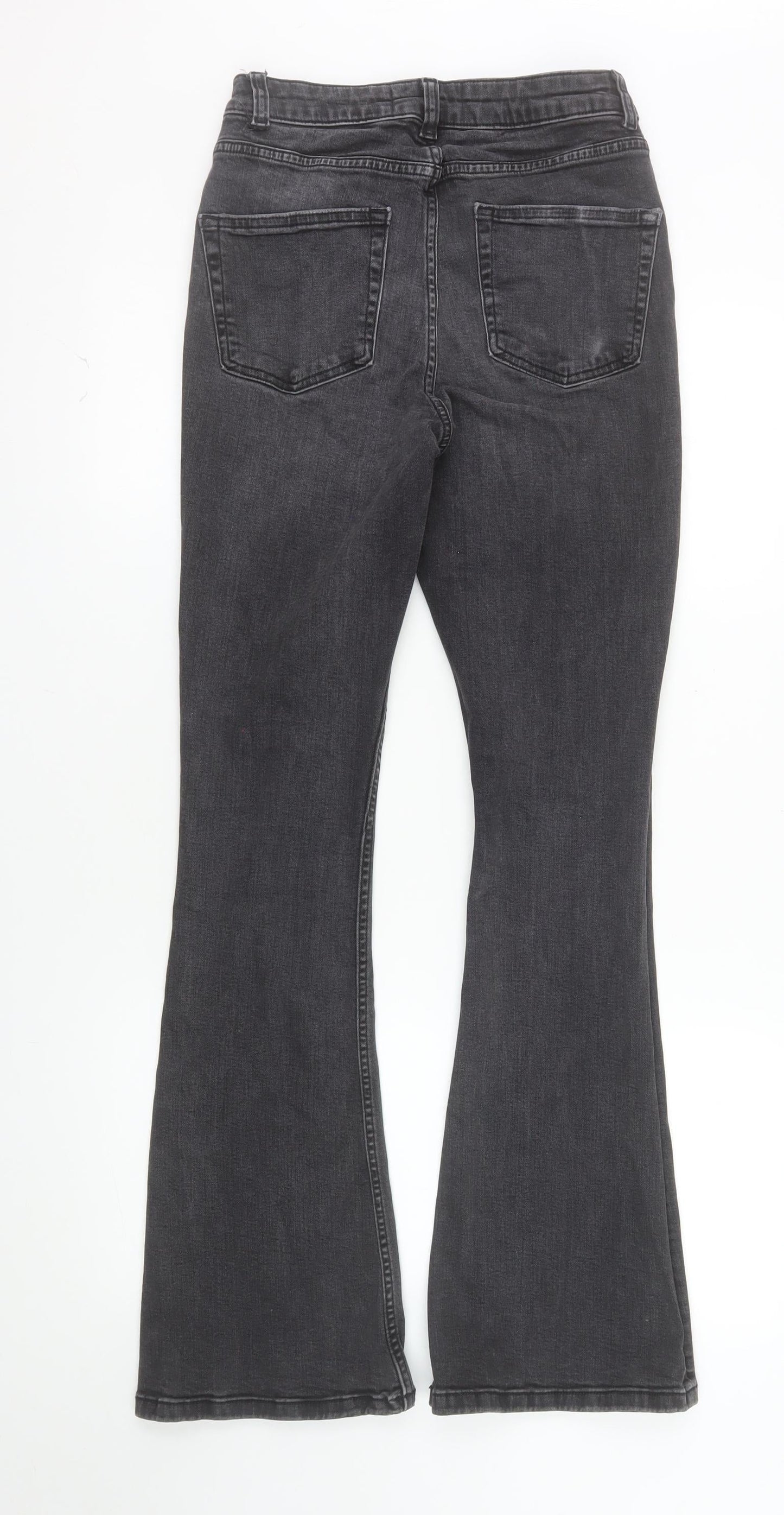 Primark Women Black Bootcut Jeans Size 8 Regular Fit Denim Co