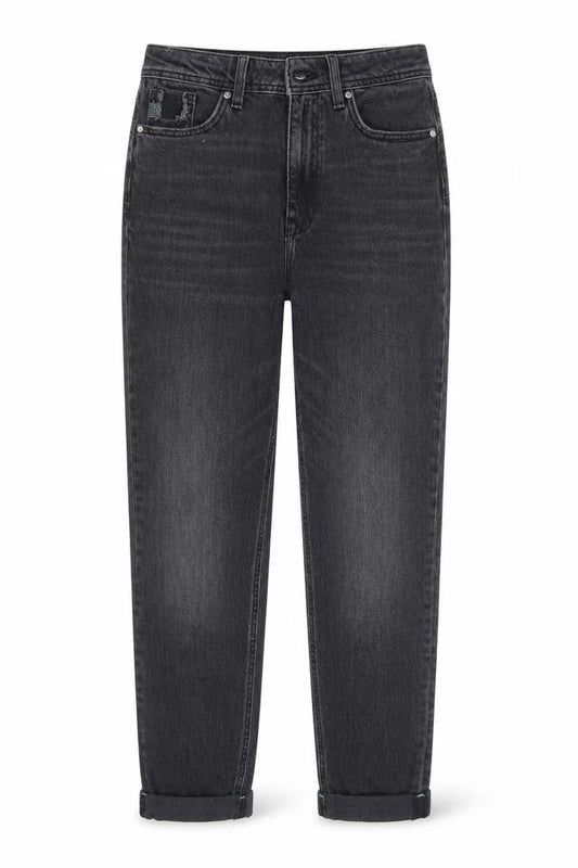 River Island Women’s Black High Rise Mom Jeans Size 8