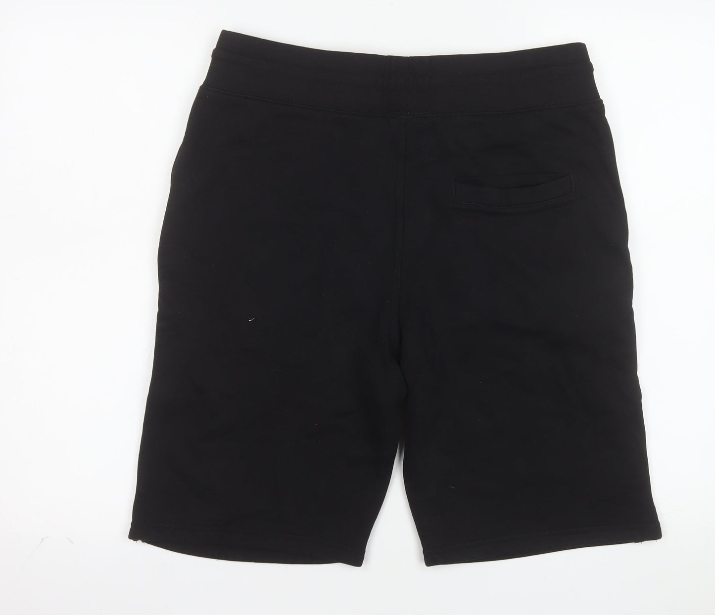 Crew Clothing Company Men's Black M Sweat Shorts with Drawstring Waist