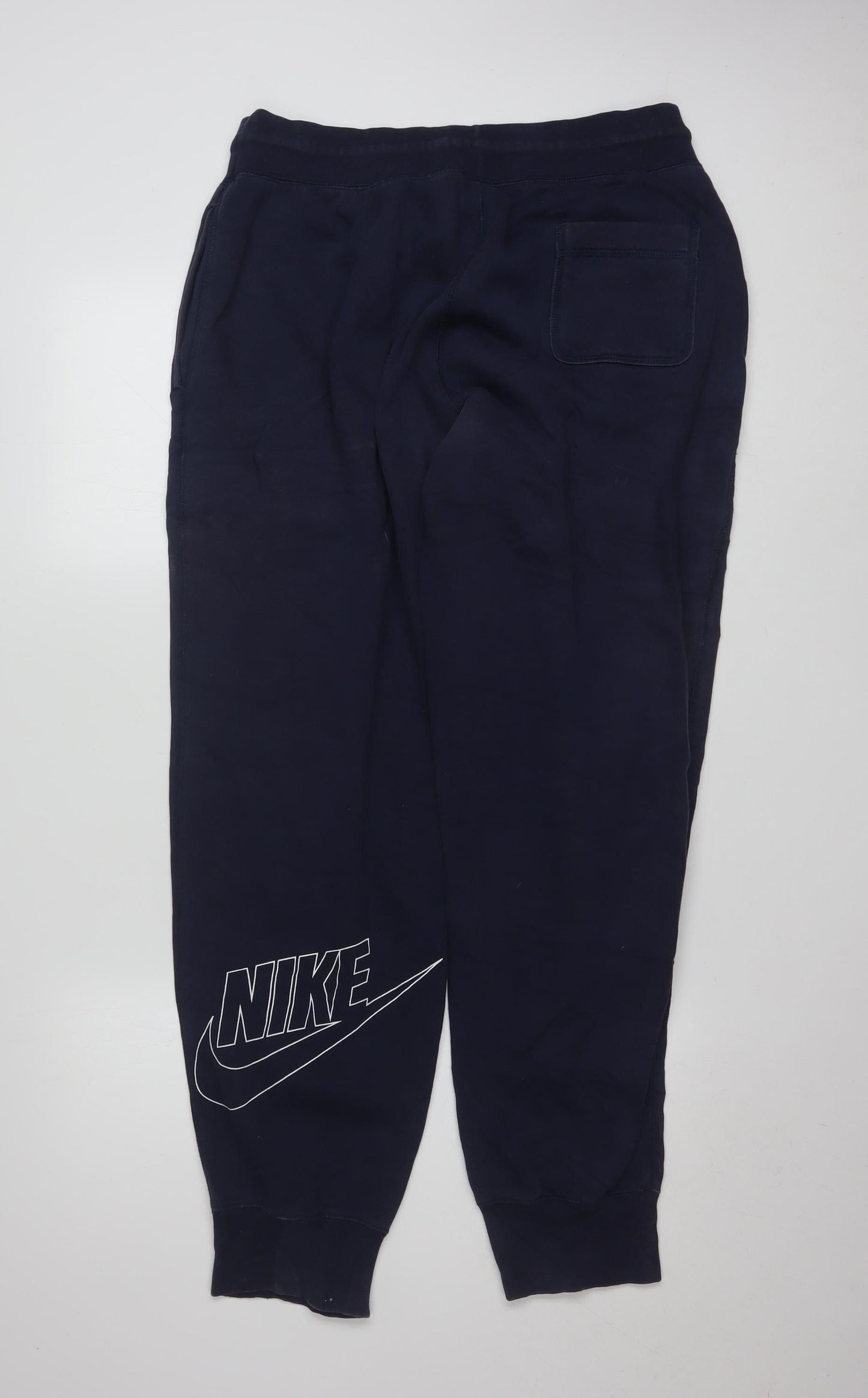 Nike Men's Navy Blue XL Jogger Sweatpants Elastic Waist Pockets