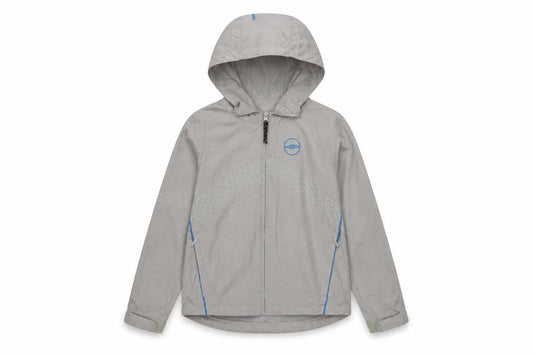 Umbro Boys Grey Hooded Windbreaker Jacket 9-10 Years Lightweight Sportswear