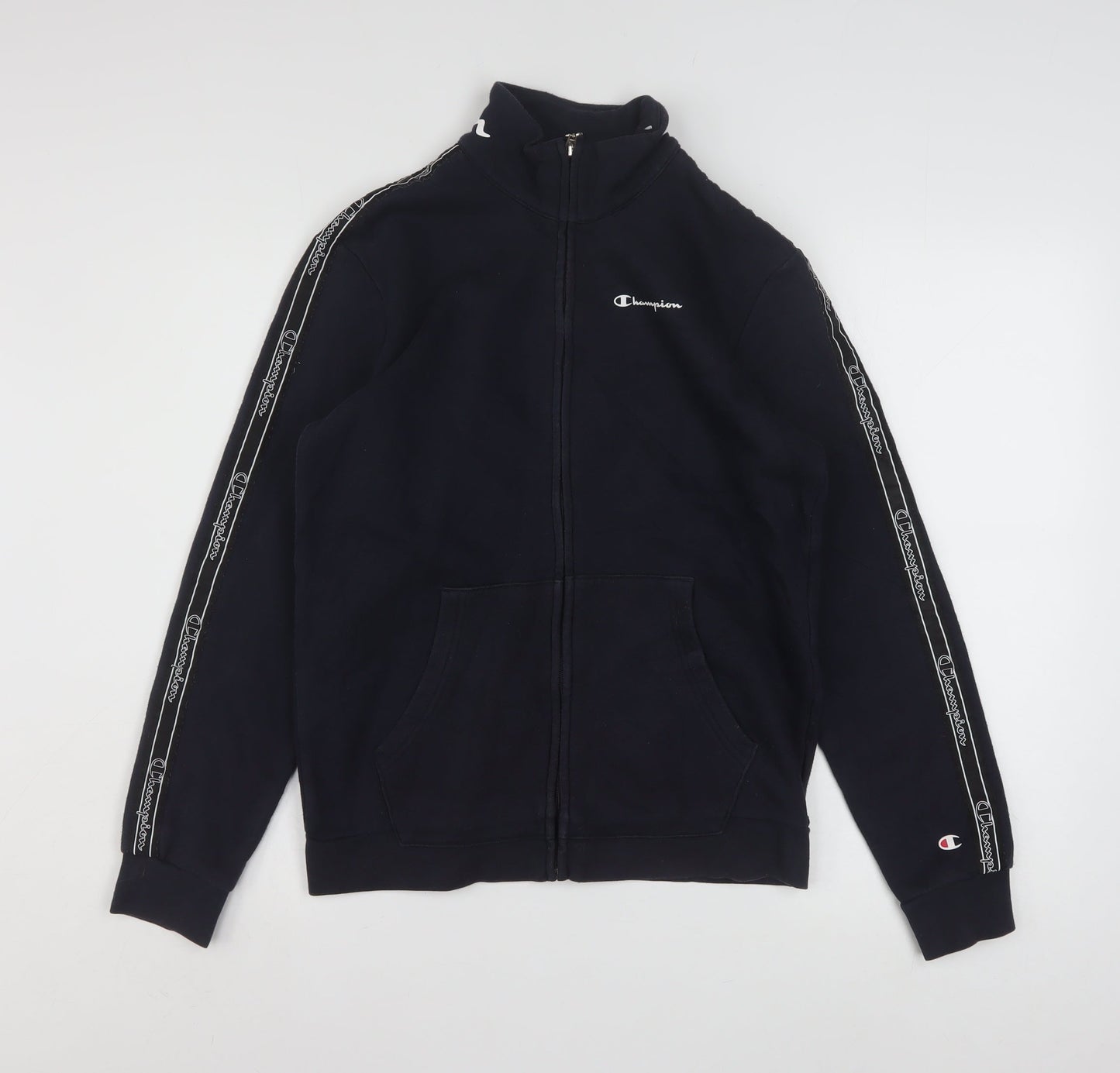 Champion Teens Black X-Large Track Jacket 60 Cotton 40 Polyester