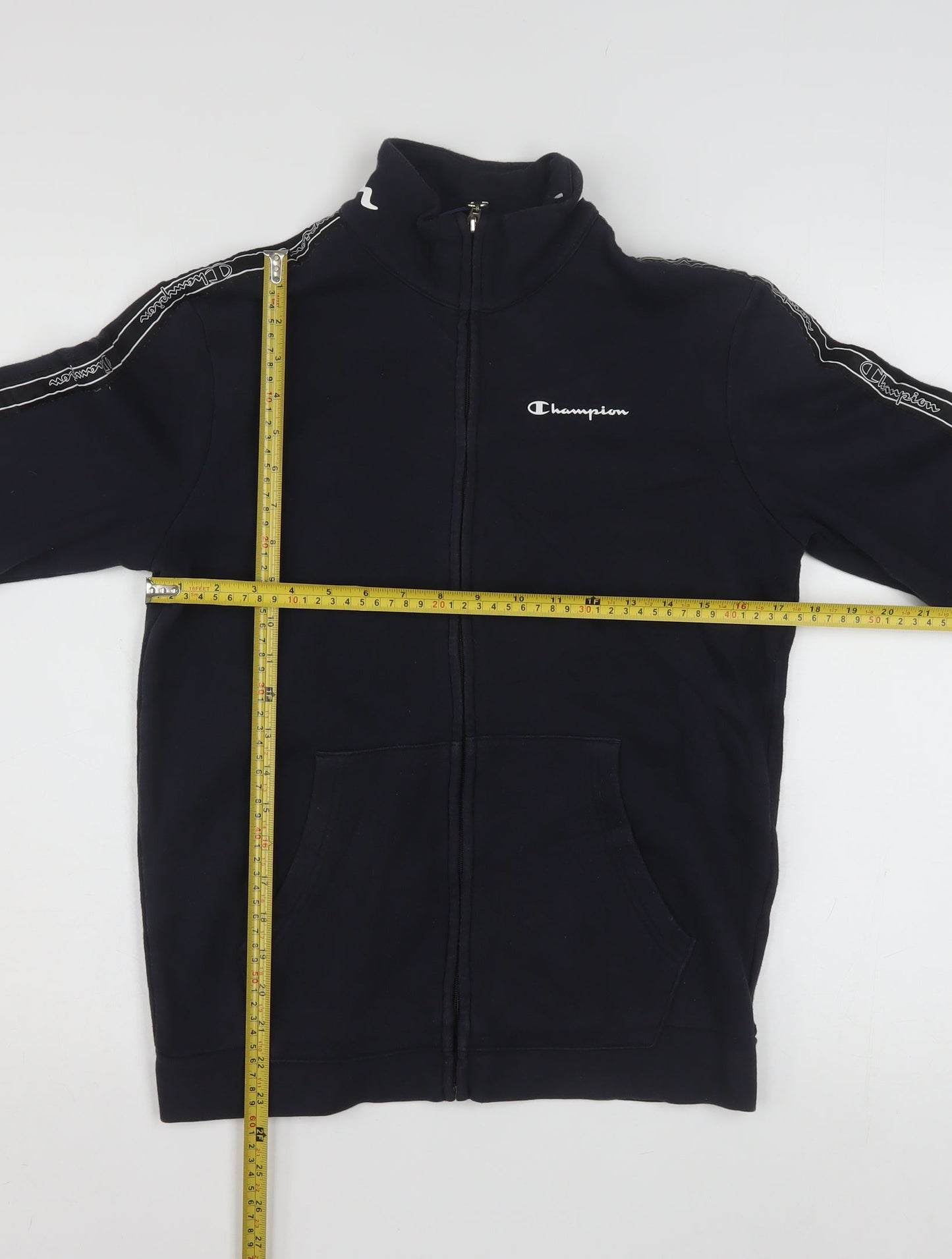 Champion Teens Black X-Large Track Jacket 60 Cotton 40 Polyester