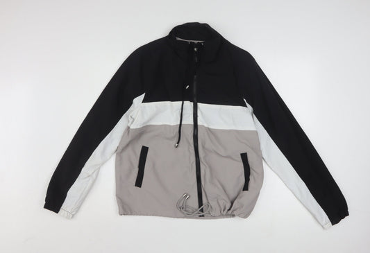 Ashley by 26 International Women's Black M Windbreaker Jacket