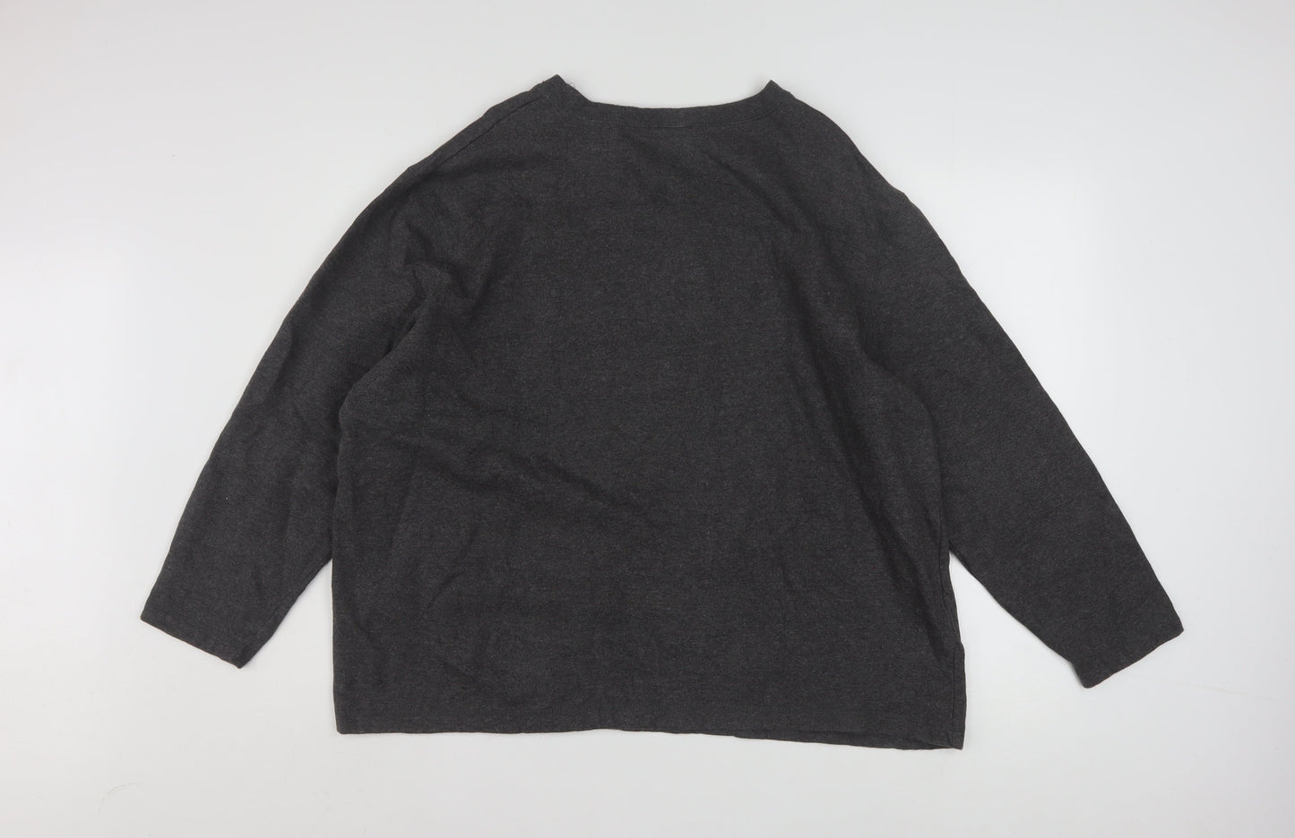 Disney Women’s Grey Mickey Mouse Pullover Sweatshirt XL
