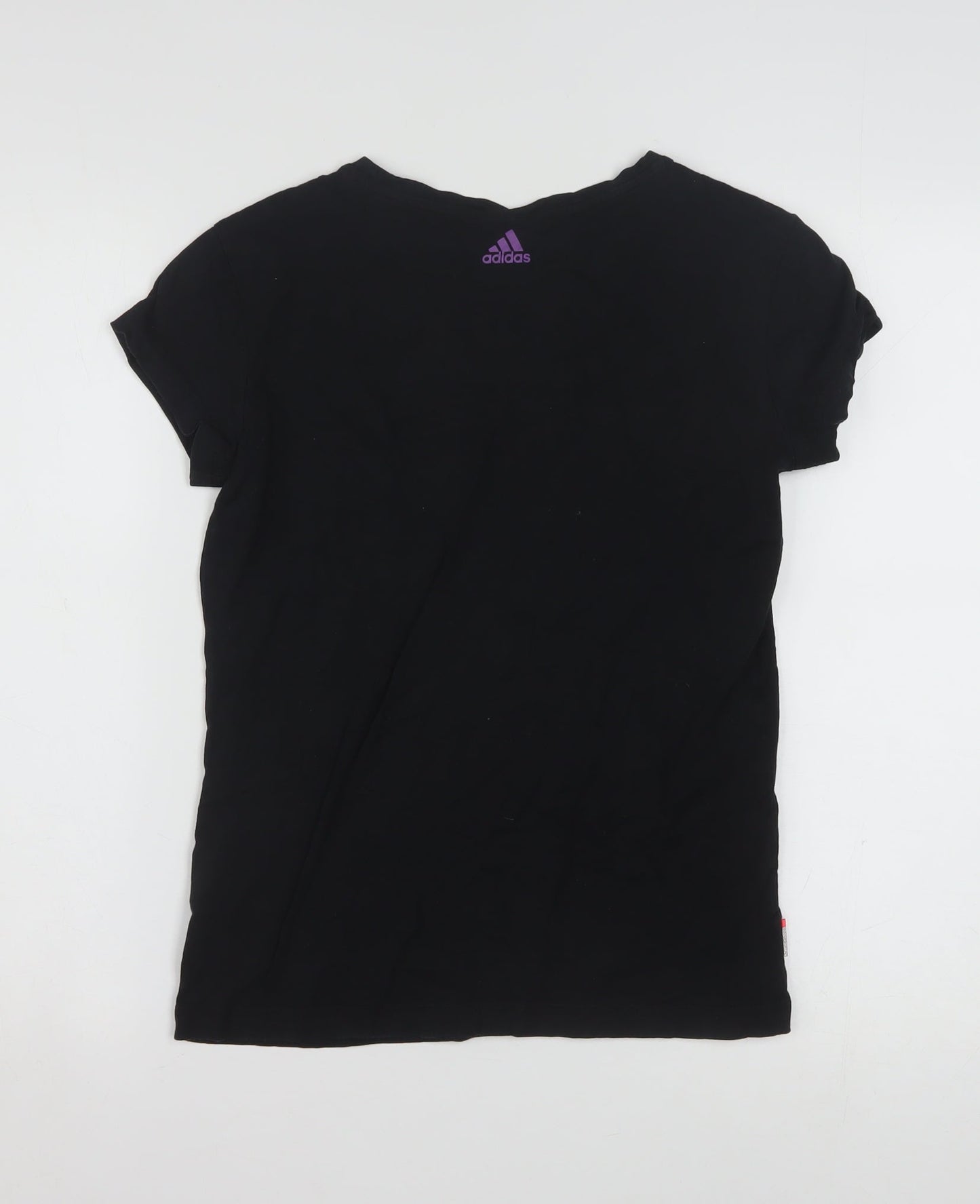 Adidas Women’s Black Basic Logo T-Shirt Size 14