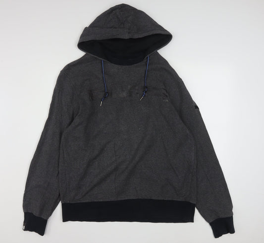 Puma Men's Grey XL Pullover Hoodie Sports Fleece Sweatshirt