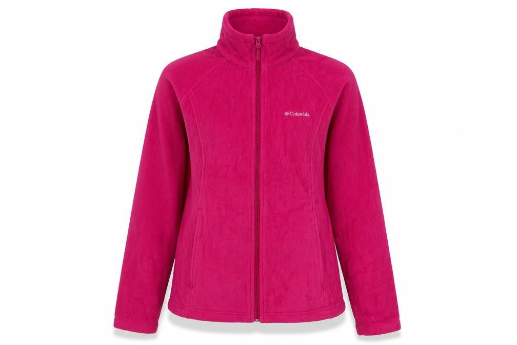 Columbia Women's Pink Fleece Full Zip Active Jacket Size M