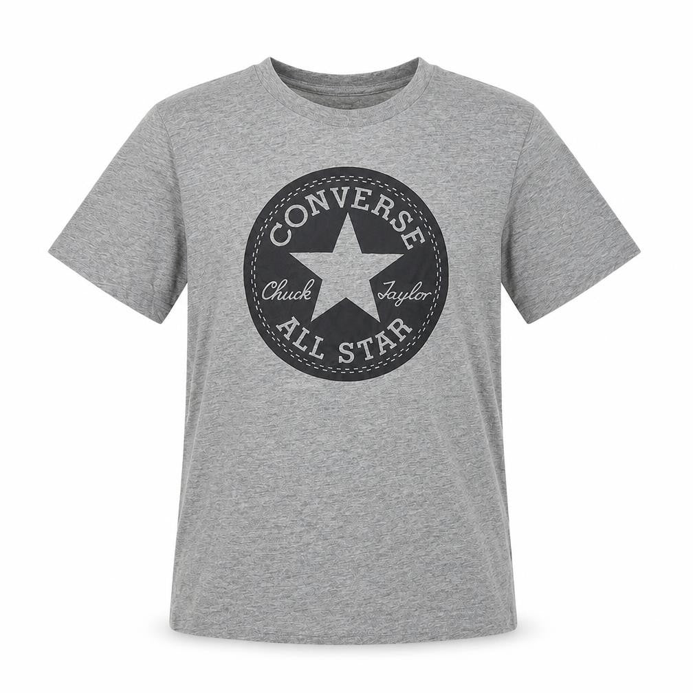 Converse Boys Grey Logo T-Shirt 12-13 Years Casual Short Sleeve Top