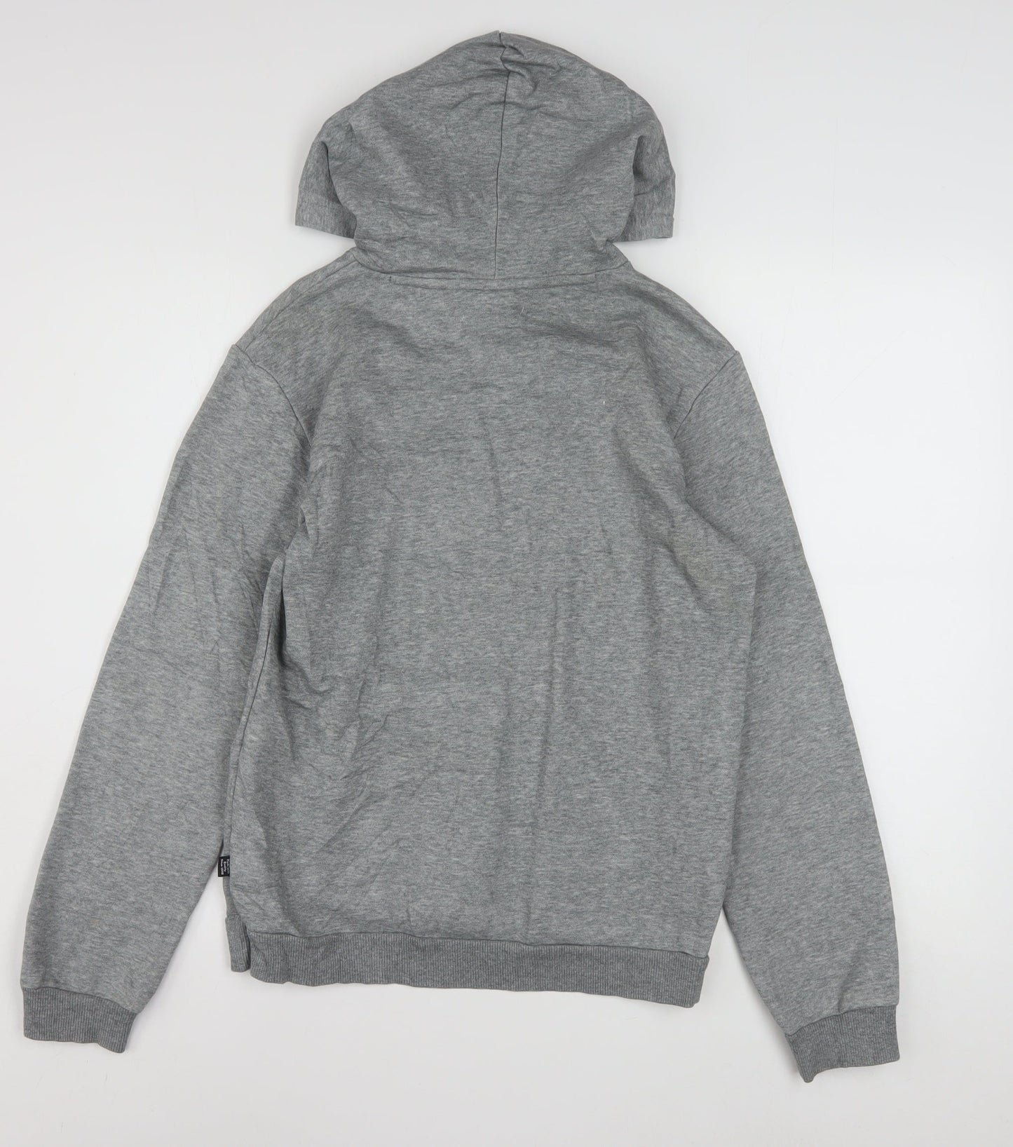 Puma Boys Grey Pullover Hoodie Fleece 13-14 Years Logo Graphic