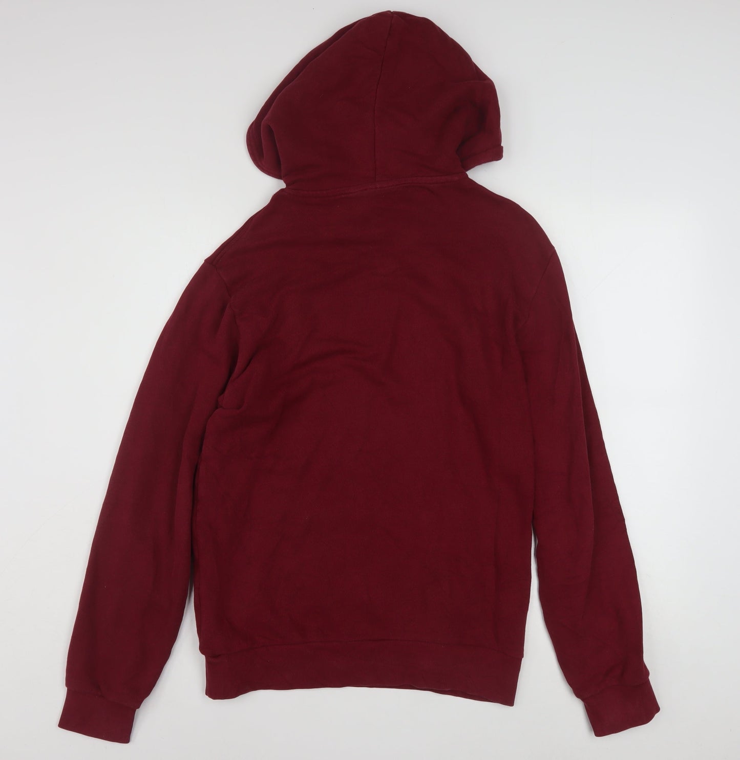 Adidas Men's Red Pullover Hoodie XS Logo Fleece Sweatshirt