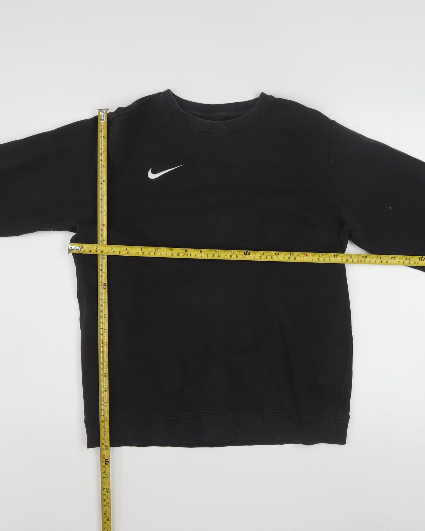 Nike Men's Black Small Crew Neck Pullover Sweatshirt