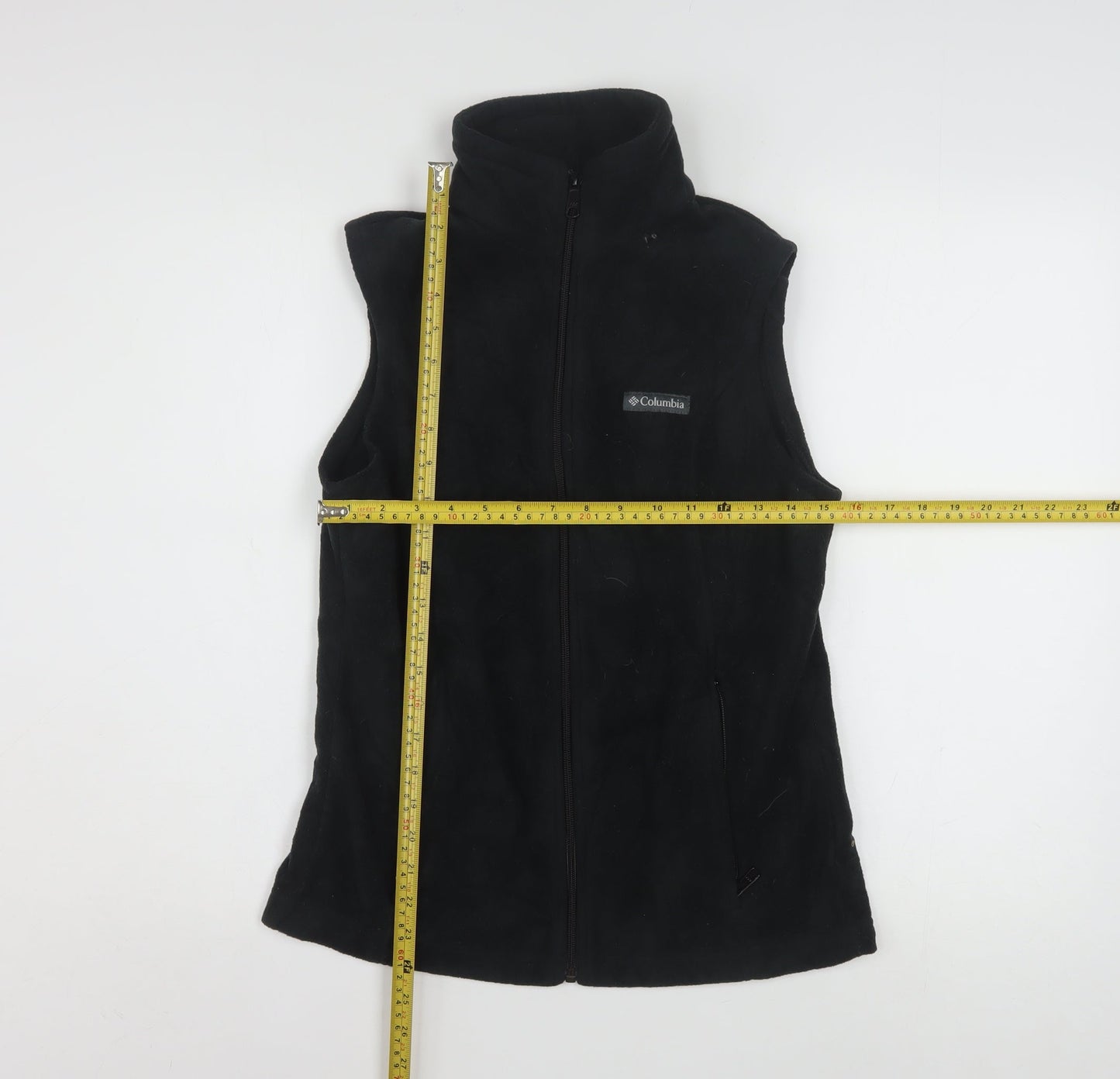 Columbia Womens Black Fleece Bodywarmer Waistcoat Size S