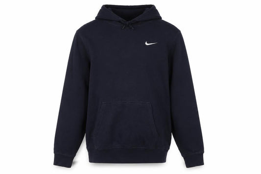 Nike Men's Navy Blue Pullover Hoodie Small Cotton Blend Classic Fit
