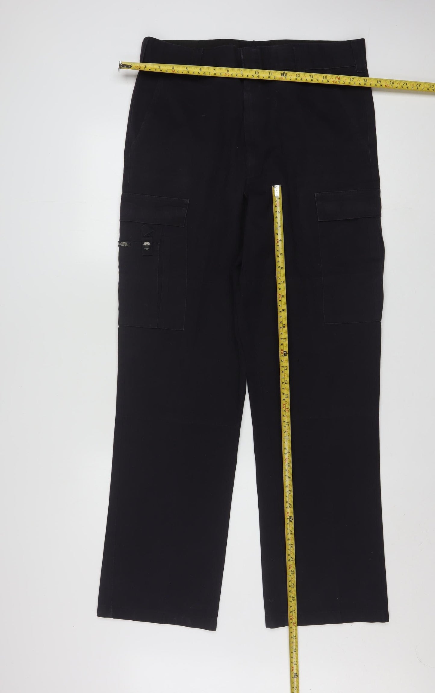 Dickies Men's Black 33UL Cargo Work Trousers