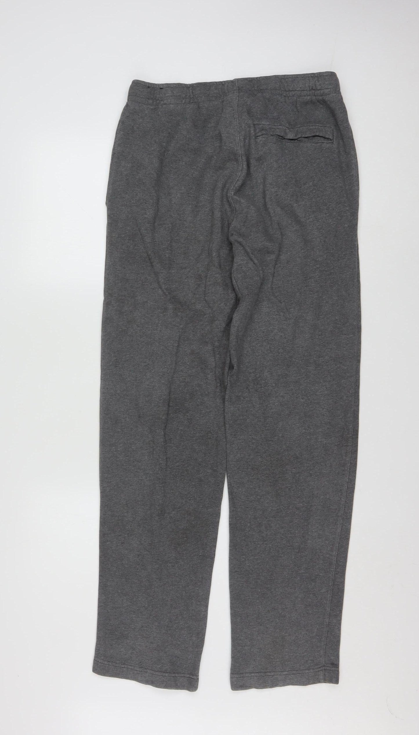 Nike Men's Grey Fleece Sweatpants M Regular Fit Drawstring Activewear