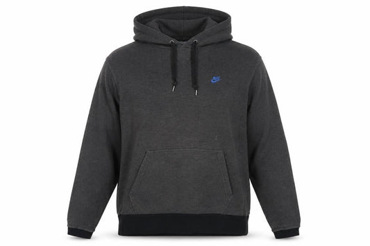 Nike Men's Grey Pullover Hoodie L Regular Fit Sportswear