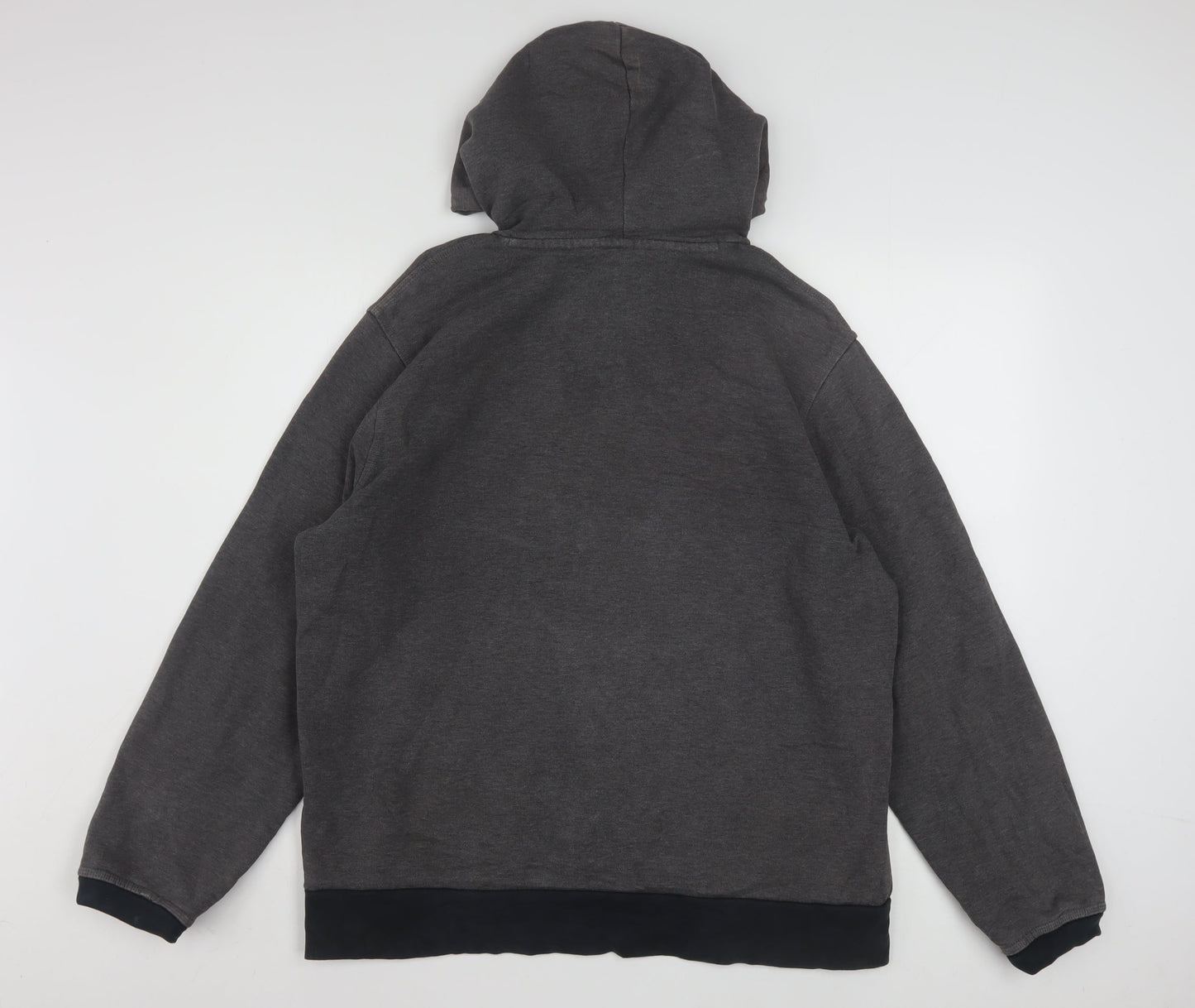 Nike Men's Grey Pullover Hoodie L Regular Fit Sportswear