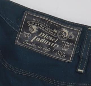 Diesel Men's Blue Krooley Slim Fit Jeans W28 L32 Denim