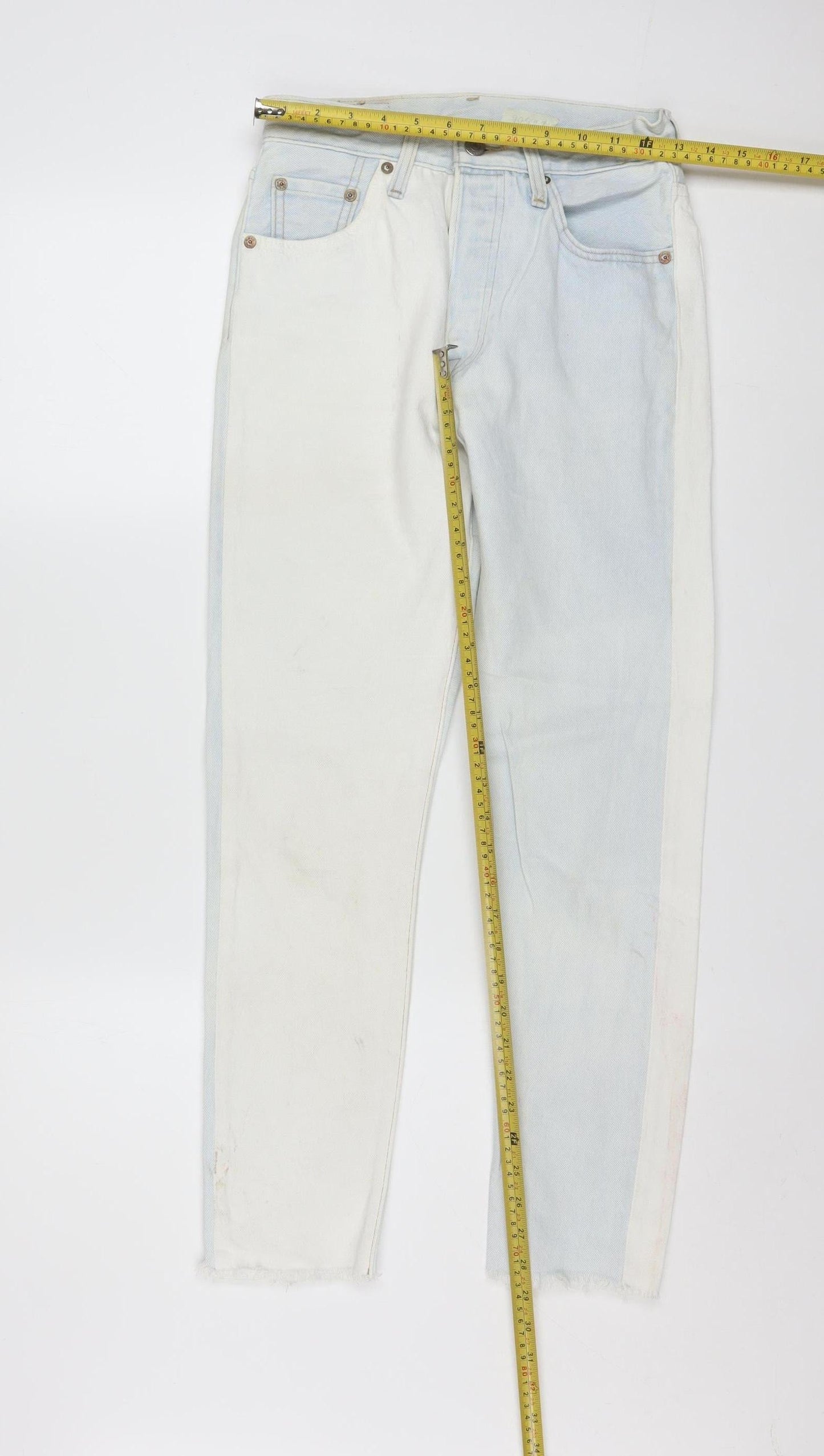 Levi's Women's Blue Light Denim 501S High Rise Straight Jeans Size 6