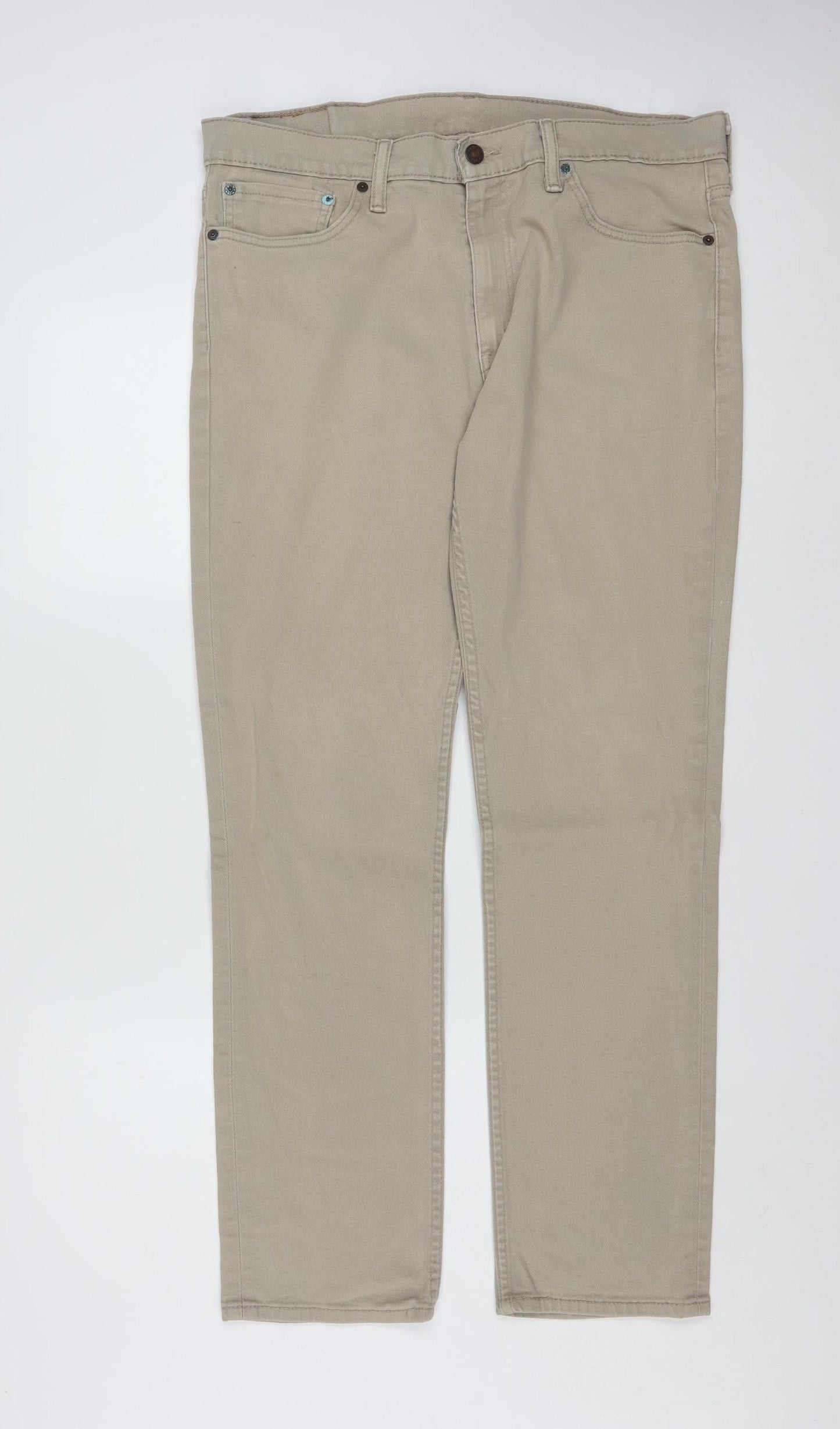 Levi Strauss Men's Beige 511 Slim Fit Chino Jeans W36 L32
