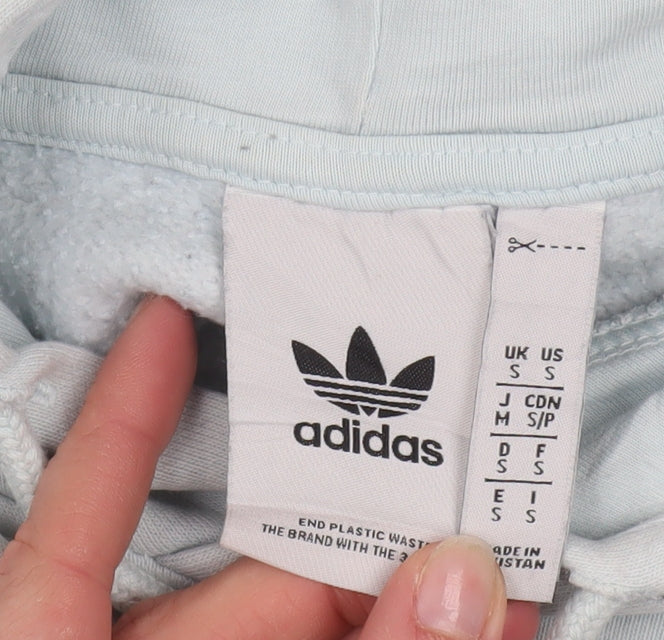 Adidas Men’s Blue Pullover Hoodie Size M Regular Fit
