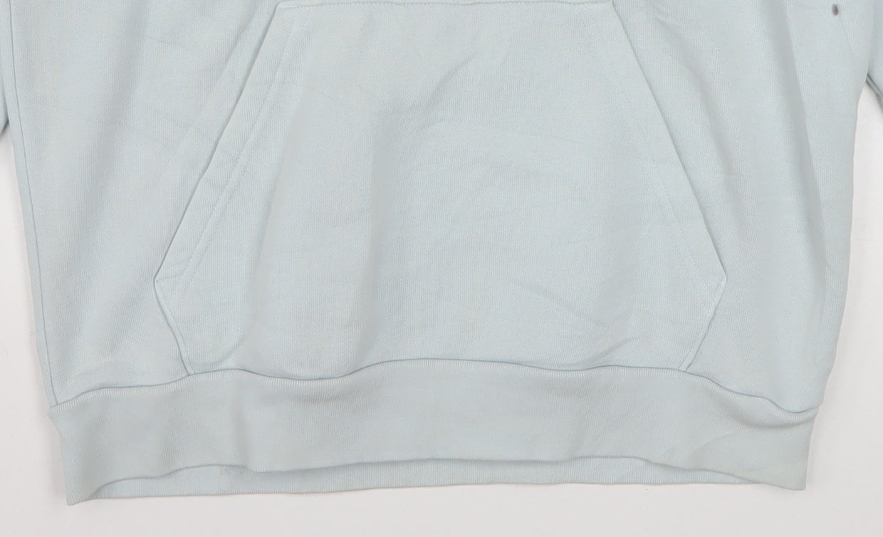 Adidas Men’s Blue Pullover Hoodie Size M Regular Fit