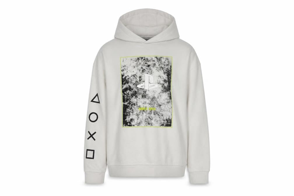 PlayStation Boys White Pullover Hoodie 10-11 Years Graphic Print Gamer Sweatshirt