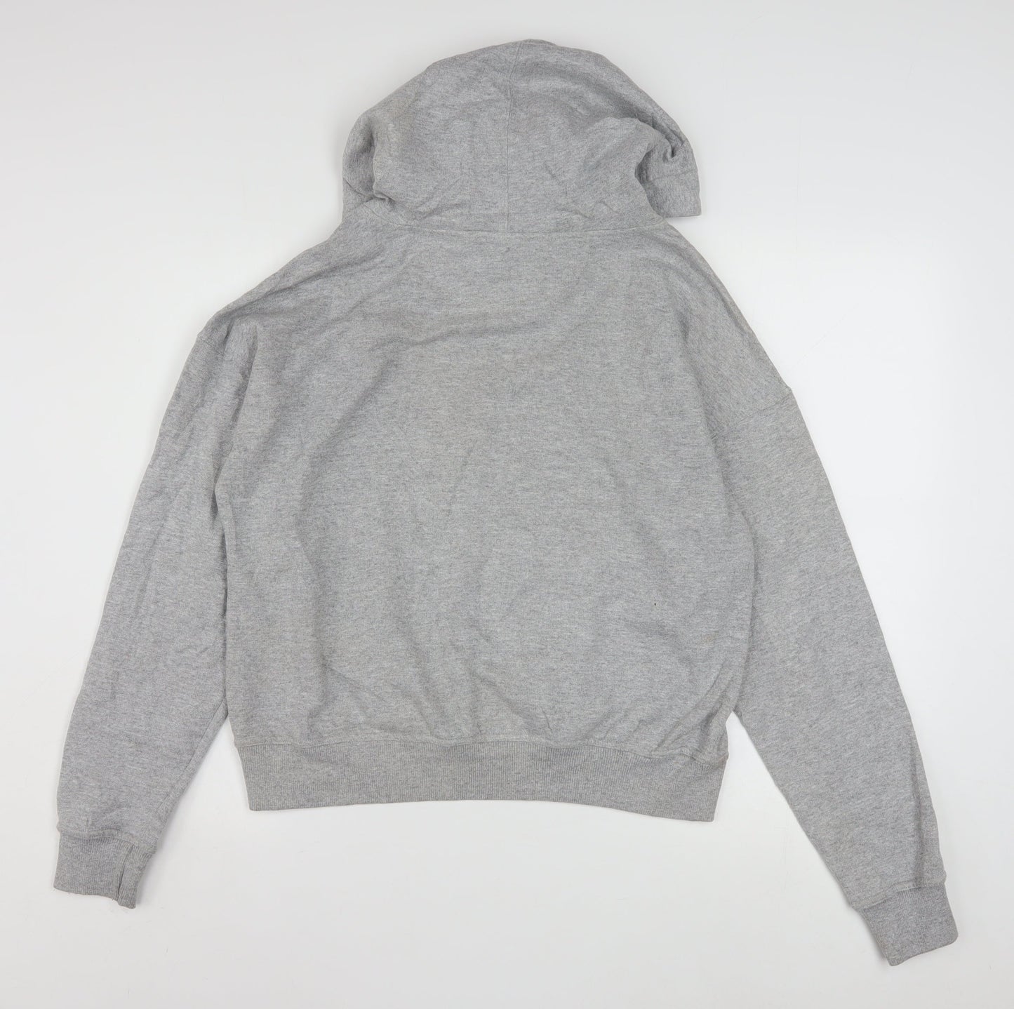 Champion Womens Grey Pullover Hoodie Small Athletic Logo Sweatshirt