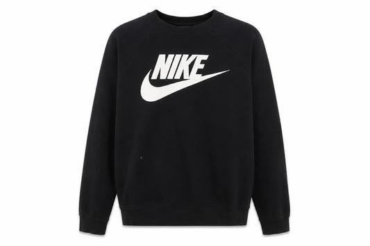 Nike Men’s Black XS Pullover Sweatshirt Graphic Logo Crew Neck