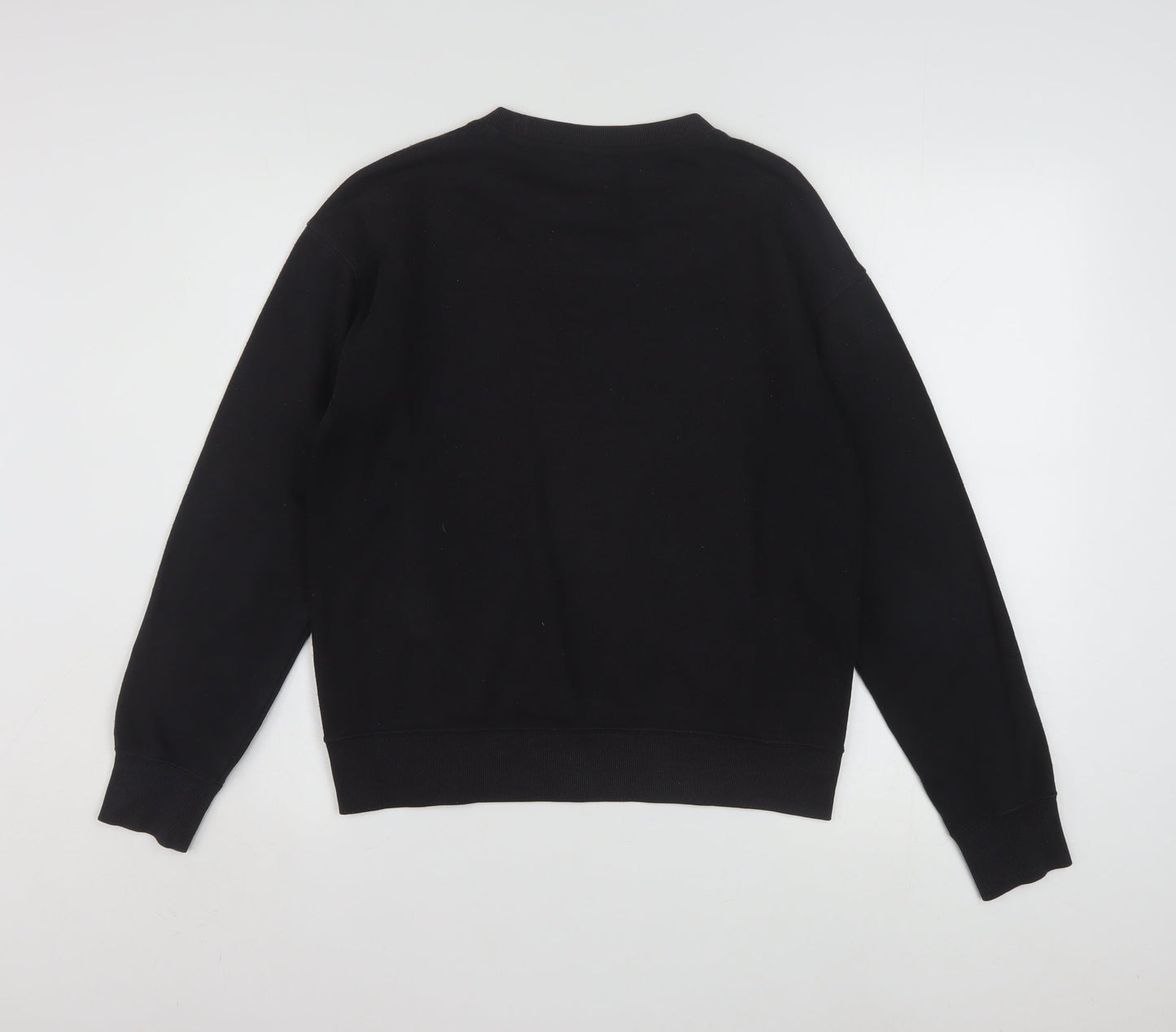 Champion Boys Black Pullover Sweatshirt 15-16 Years Crew Neck Logo