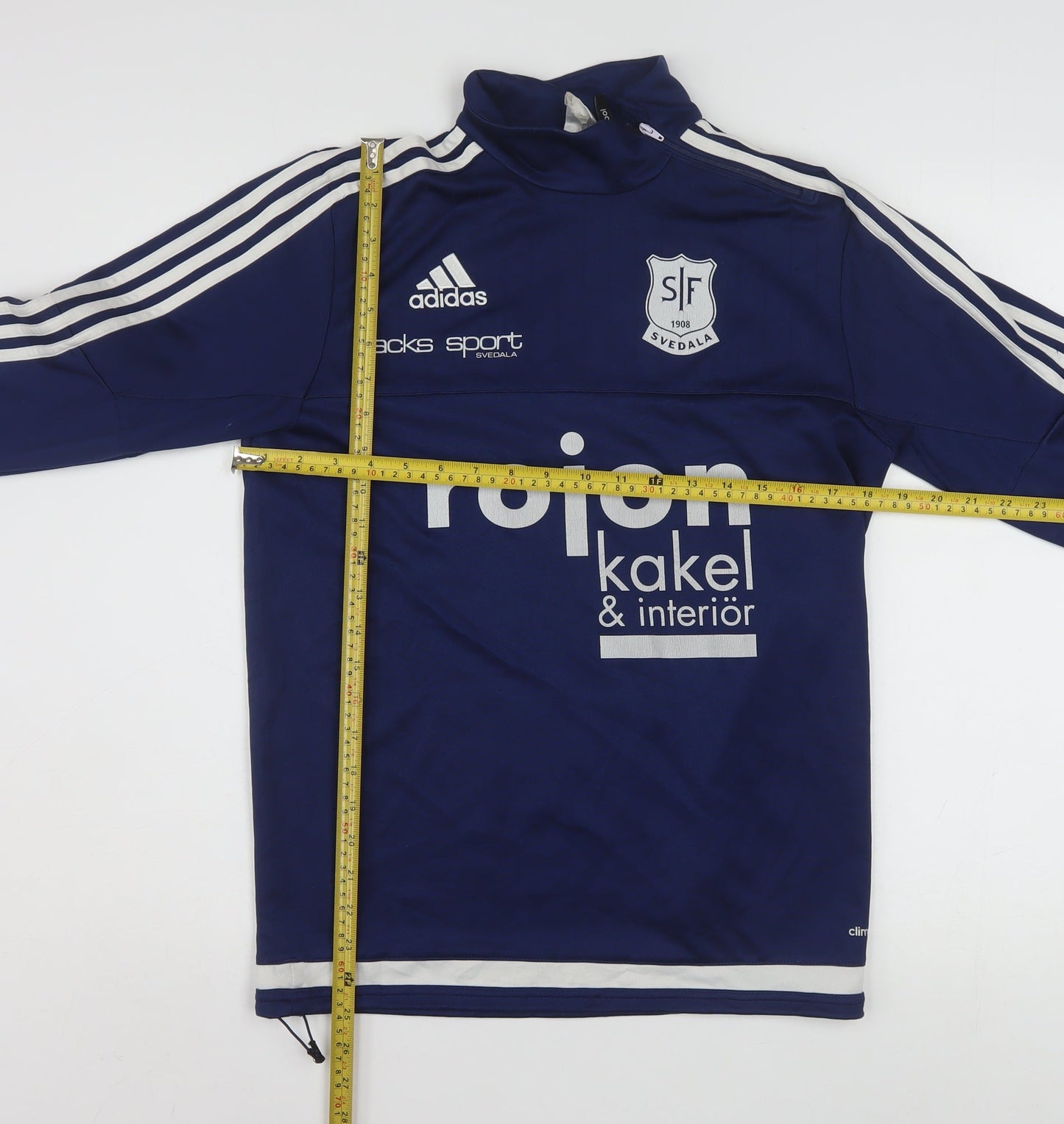 Adidas Men’s Blue Climalite 1/4 Zip Pullover Sweatshirt S