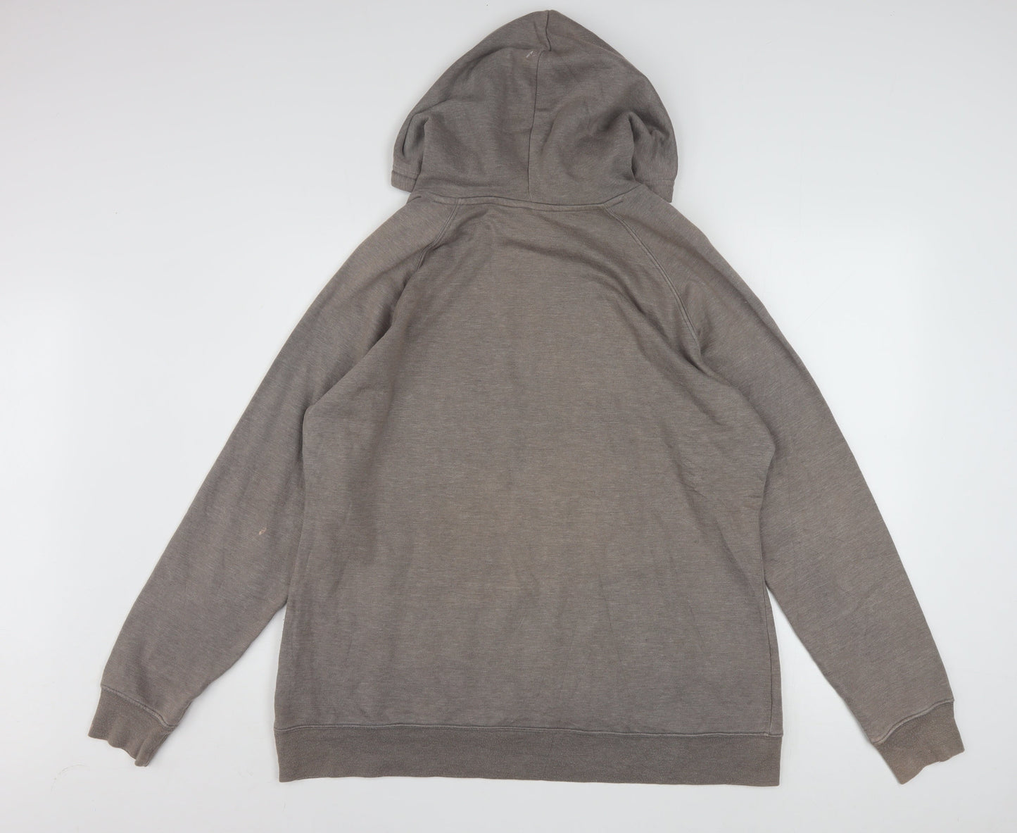 The North Face Womens Brown XL Pullover Hoodie with Logo Print