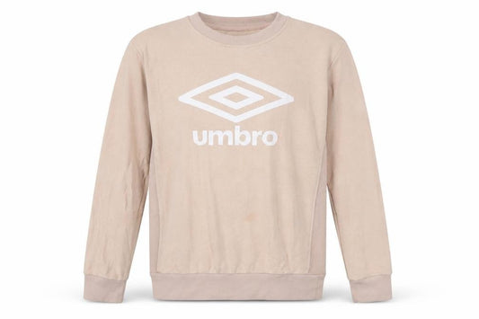 Umbro Mens Beige Logo Pullover Sweatshirt Size M