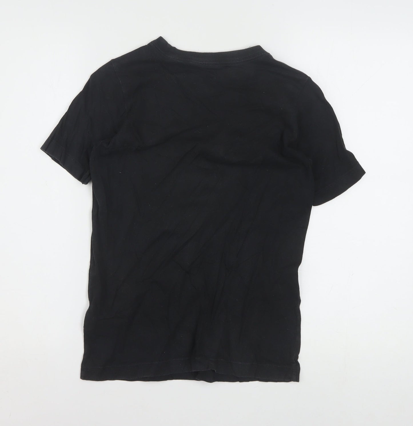 Nike Boys Black Basic Sports T-Shirt Size 10-11 Years Short Sleeve