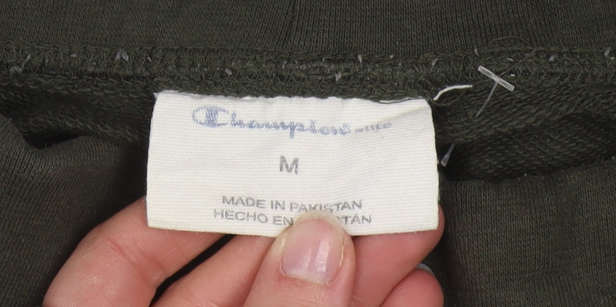 Champion Men's Green Jogger Sweatpants Size M Regular Fit