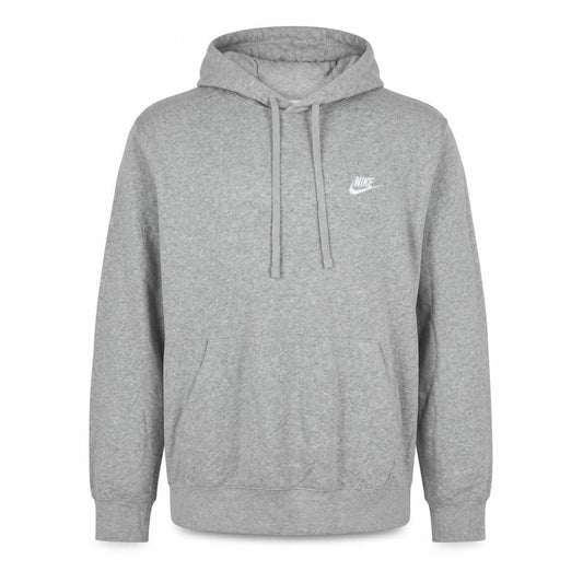 Nike Men's Grey Pullover Hoodie M Regular Fit Sportswear